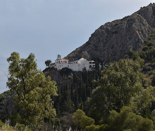 Das Kloster der Panagia Katakekrymmeni („Portokalousa“), Argos Das Kloster der Panagia Katakekrymmeni („Portokalousa“), Argos