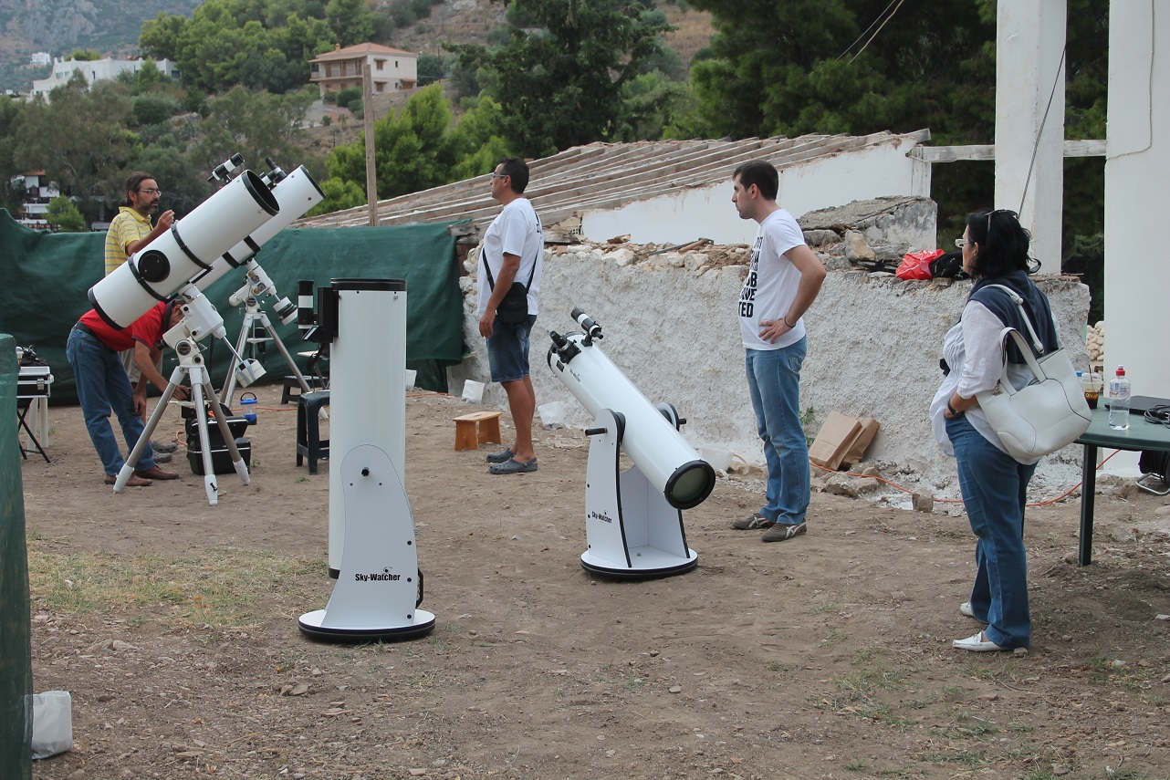 Abend der Astronomie in der archäologischen Stätte des Antiken Asini