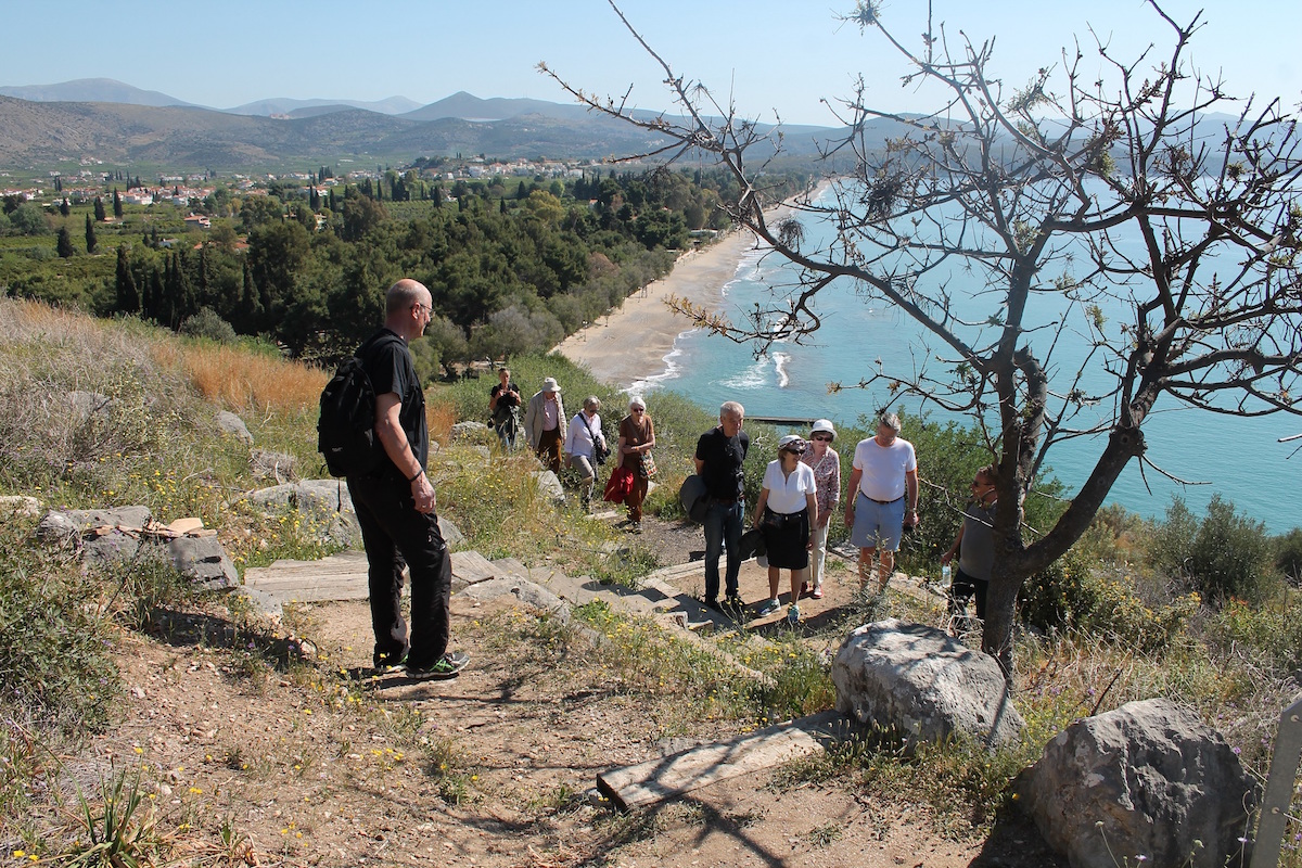 Επίσκεψη Φίλων του Σουηδικού Αρχαιολογικού Ινστιτούτου στον αρχαιολογικό χώρο Ασίνης
