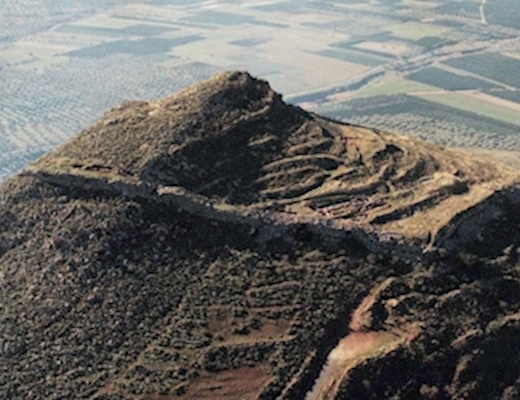 Η Σόνια Θεοδωρίδου στην Ακρόπολη της Μιδέας
